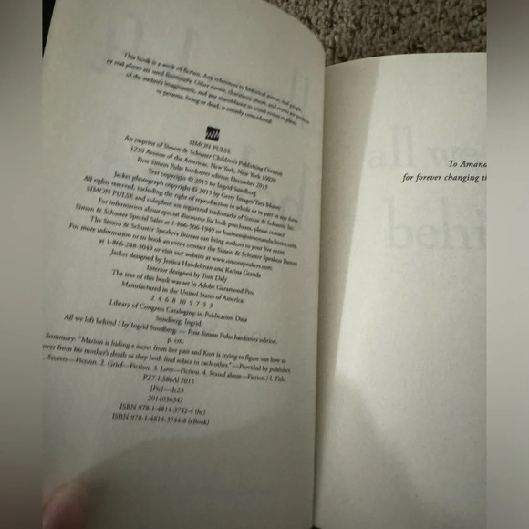 All We Left Behind by Ingrid Sundberg hardback book - Picture 3 of 4